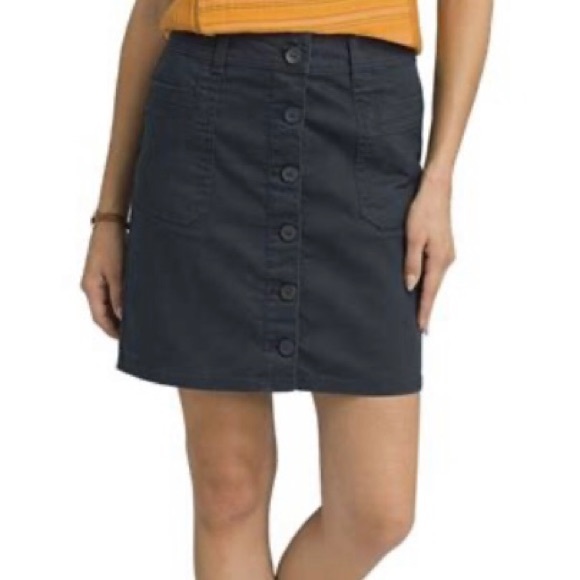 PrAna | Kara button down skirt - Picture 2 of 9